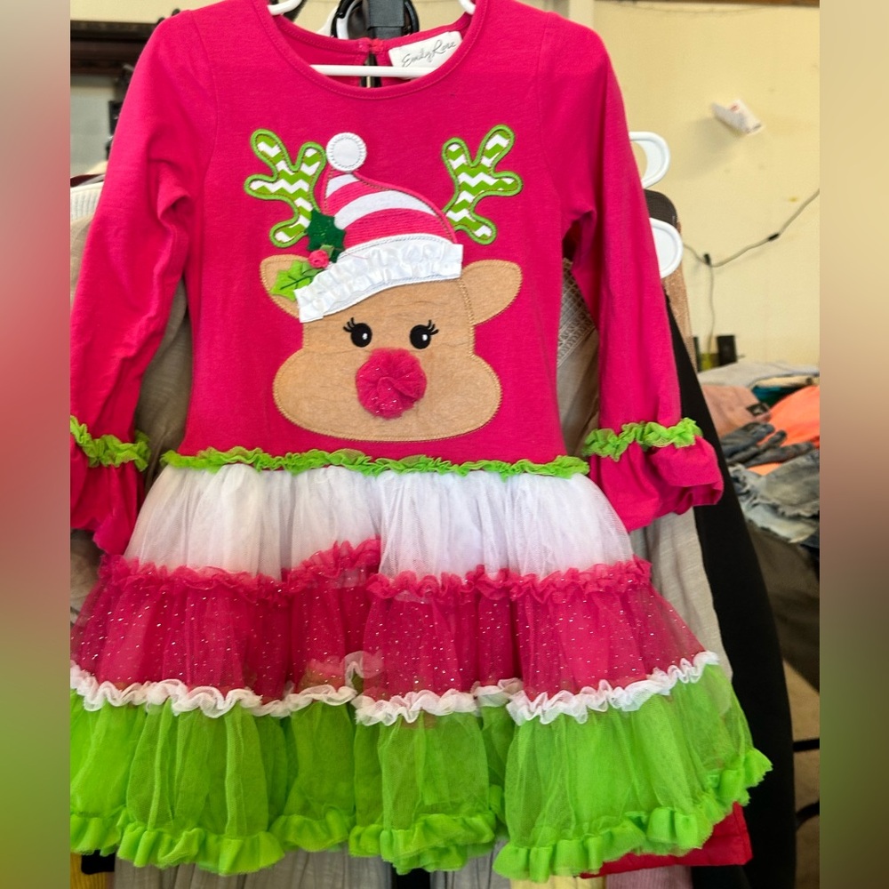 EMILY ROSE GIRLS RUDOLPH DRESS 5T